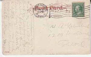 1912 Postcard Mt. Clemens Michigan The Wappner And Baths Hotel Franklin 1c - Picture 1 of 2