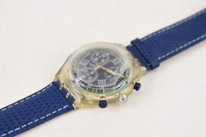 ⌚ Swatch Chrono 1995 BLUE FUNCTION SCK404 - Nuovo / Brand New - Vintage 106 - Imagen 1 de 4