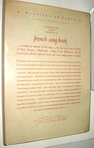 Katherine Anne PORTER french-songs SIGNED Harrison of Paris 1933 Limited ED - Picture 1 of 1