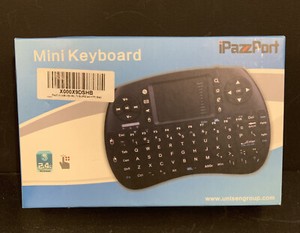 IPAZZPORT MINI WIRELESS KEYBOARD - WITH BOX, USB DONGLE AND BATTERY