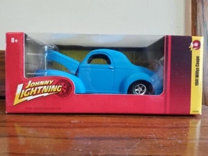 2010 Johnny Lightning 1941 Willys Coupe - Flat Sky Blue - 1:24 Release 46 - Picture 1 of 7