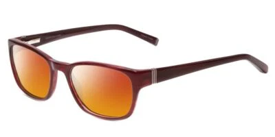 Jones NY J748 椭圆形偏光太阳镜红宝石水晶红色银色 51 毫米 4 种可选 — 第 1/4 张图片