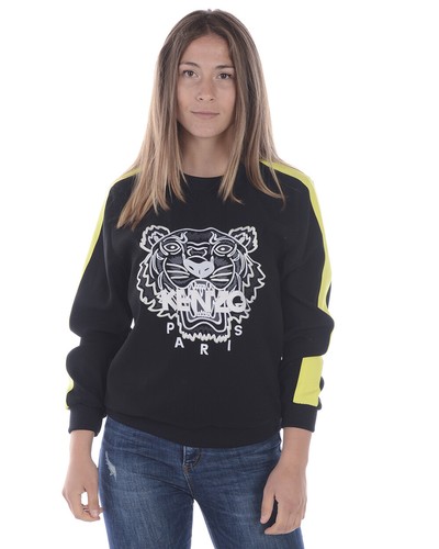 Felpa Kenzo Sweatshirt Hoodie Donna Nero 5AC 2TO010 99 Tg. XS