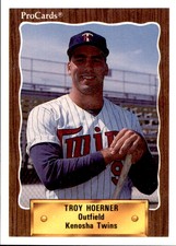 1990 Kenosha Twins ProCards #2307 Troy Hoerner Milaca Minnesota MN Baseball Card