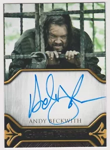 Game of Thrones: Legends of the Realm Andy Beckwith Autograph Rorge Auto - Picture 1 of 2