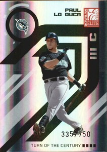 2005 Donruss Elite Turn of the Century Baseball Card #68 Paul Lo Duca /750