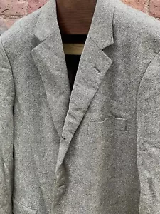 Brooks Brothers Brown Staple Tweed Three Roll Two Sportcoat Jacket 46 - Picture 1 of 13