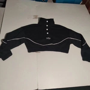 Nike black crop style sweatshirt small junior - Picture 1 of 8