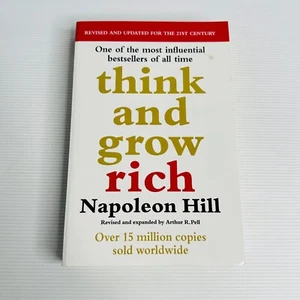 Think and Grow Rich by Napoleon Hill - Paperback Book Money Wealth Mindset - Picture 1 of 7
