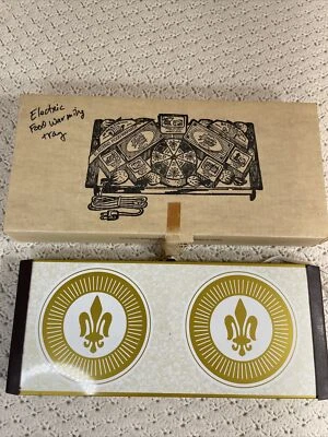 Calentador de comida vintage WARM-O-TRAY #60F FUNCIONA MUY BIEN caja original Hollywood Regency Foto 1 de 4