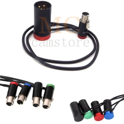 ta3f 3 pin female to XLR 3 pin male SCORPIO link Lectrosonics Use SOMMER SOD-14 - Image 1 of 4