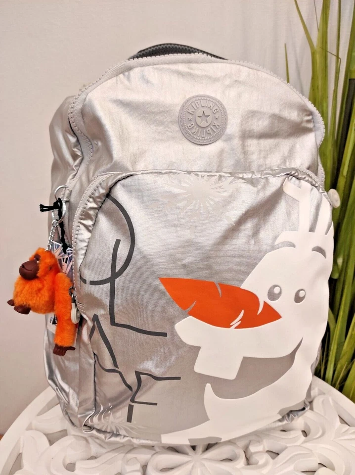 Kipling Rucksack Frozen Olaf silber - Bild 1 von 4