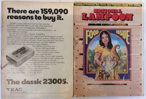 NATIONAL LAMPOON magazine June & August 1974 ~ vintage humor satire - Bild 1 von 4