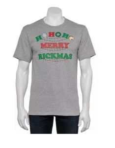 Camiseta RICK & MORTY NAVIDAD HO HO HO MERRY RICKMAS (Hombre MEDIANA) NUEVA CON ETIQUETAS - Imagen 1 de 1