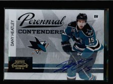 DANY HEATLEY 2010/11 PLAYOFF CONTENDERS PERENNIAL AUTOGRAPH AUTO #13/25 BA1201