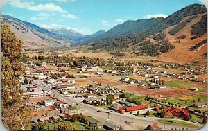 Luftaufnahme Jackson Hole Teton County Wyoming Postkarte - Bild 1 von 2