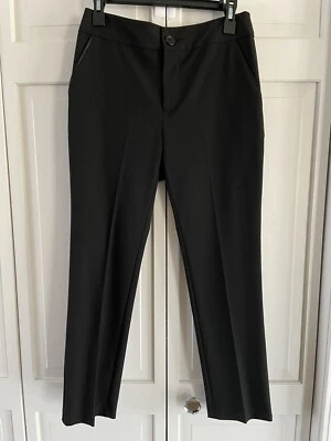 Pantalones cortos ajustados de cintura alta negros para mujer Karen Kane talla 4 Foto 1 de 3