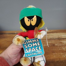 NWT Looney Tunes Marvin Martian 12" Plush Car Window  by Applause - New 1994 !!!