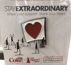 Coca Cola PIN Herz Wahrheit Diät Cola neu versiegelt 2010 Frauengesundheit