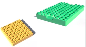 Lego Duplo - dicke 8x8 u. 8x12 Platten, Bausteine, Augensteine - gebraucht - Bild 1 von 19