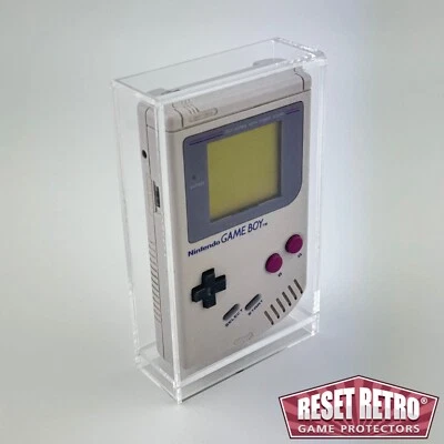 RESET RETRO Acryl Box Case passend für Game Boy Handheld Konsole UV-Schutz Hülle protector