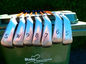 PING G10 Blue Spot RH 5-SW Senior Graphite Shaft irons - Picture 1 of 5