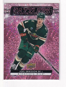 2023-24 UPPER DECK DAZZLERS PINK PARALLEL #22 WILD JOEL ERIKSSON EK (1:144)