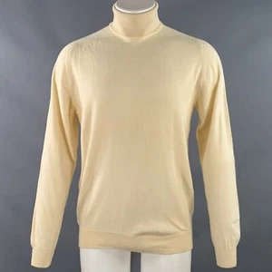 PRINGLE Size M Cream Knit Cashmere Turtleneck Pullover - Picture 1 of 6