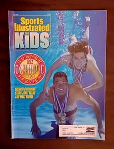 SPORTS ILLUSTRATED FOR KIDS MAGAZINE (JULY 1992) w/UNCUT CARD SHEET OLYMPICS