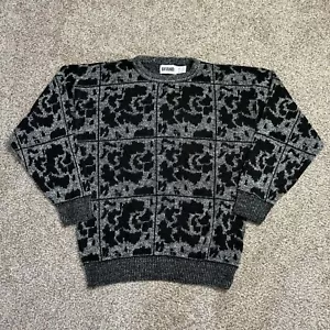 Vintage Gitano Sweater Adult Large Soft Banded Waist Made in USA Grandpa 90's - Picture 1 of 6