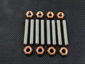 Kit collettore di scarico Citroen Saxo borchie inox e dado rame VTR 8V - Foto 1 di 2