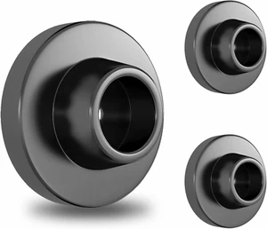 Door Stops for Wall Protector, Door Knob Wall Shield, Black Door Bumper for Slam - Picture 1 of 12