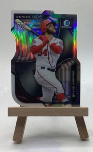 2015 Bowman Chrome Refractor Series Next Bryce Harper SN-BHA Nats MVP - Picture 1 of 2