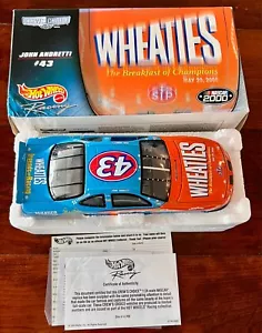 Hot Wheels Racing #43 John Andretti Wheaties Race Car 1:24 scale - Picture 1 of 16