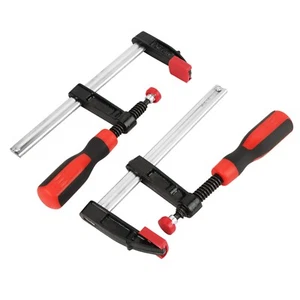 2Pcs Heavy Duty F Clamps - 50-150mm Quick Slide Woodworking Bar Clips - Picture 1 of 17