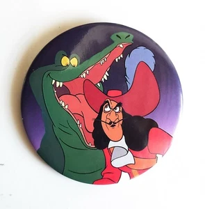 Botón Disney Peter Pan Capitán Gancho y Tick-Tock Cocodrilo Villanos - Imagen 1 de 2