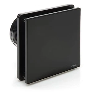 STERR - Ventilatore da bagno nero con sensore di umidità - BFS100H-B - Imagen 1 de 2