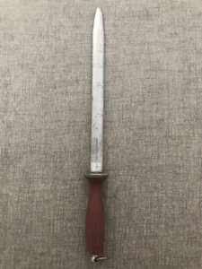 Vintage D.K.Knife Service 12” Flat Sharpening Steel Made In West Germany - Picture 1 of 8