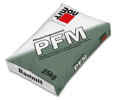 Baumit Pflasterfugenmörtel PFM - 25 Kg Grau Natursteinpflaster & Betonwerkstein - Bild 1 von 4