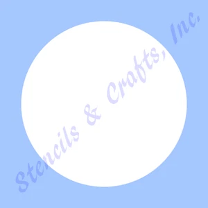 3" CIRCLE STENCIL STENCILS CRAFT TEMPLATE SCRAPBOOK PATTERN PAINT BACKGROUND NEW - Picture 1 of 1