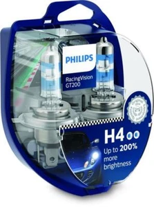 Philips H4 12V 60/55W P43t-38 RacingVision GT200 2 Stück bis zu +200 %* - Picture 1 of 4