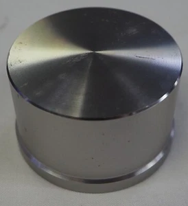Denon AVR 1804 Hi-Fi volume knob 50mm diameter, 32mm long, silver. - Picture 1 of 4