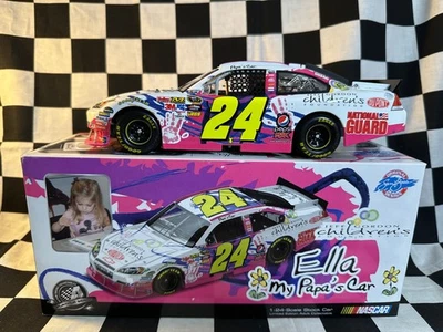 Action 1:24 Jeff Gordon #24 детская основа 2010 Impala Ella My Papa's Car - Изображение 1 из 4