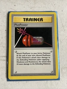 Shadowless Pokemon TCG - Plus Power 84/102 Base Set Uncommon - Bild 1 von 2