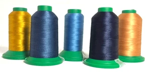 Isacord 5000m Embroidery Thread 5 Partial Spools Various Colors (See List) - Picture 1 of 12