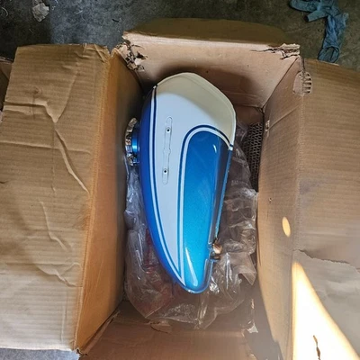 Vintage Honda Blue Tank   NOS     - Изображение 1 из 4