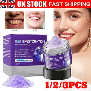 1-3X Dental Restoration Mineral Powder, Mineral Tooth Powder, Teeth Whitening UK - Picture 1 of 11