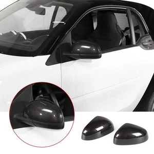 Calotte specchietti retrovisori esterni look fibra di carbonio per Smart Fürtwo 453 15-21 - Foto 1 di 1