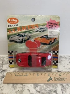 Rare Vintage New Lintoy Porsche 911 G. T. Racers With Wind Up Motor Die-Cast Red - Picture 1 of 6
