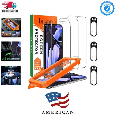 Eliminación automática de polvo] Paquete de 3 protectores de pantalla para Google Pixel 9 Pro XL [Teléfono C... Foto 1 de 4